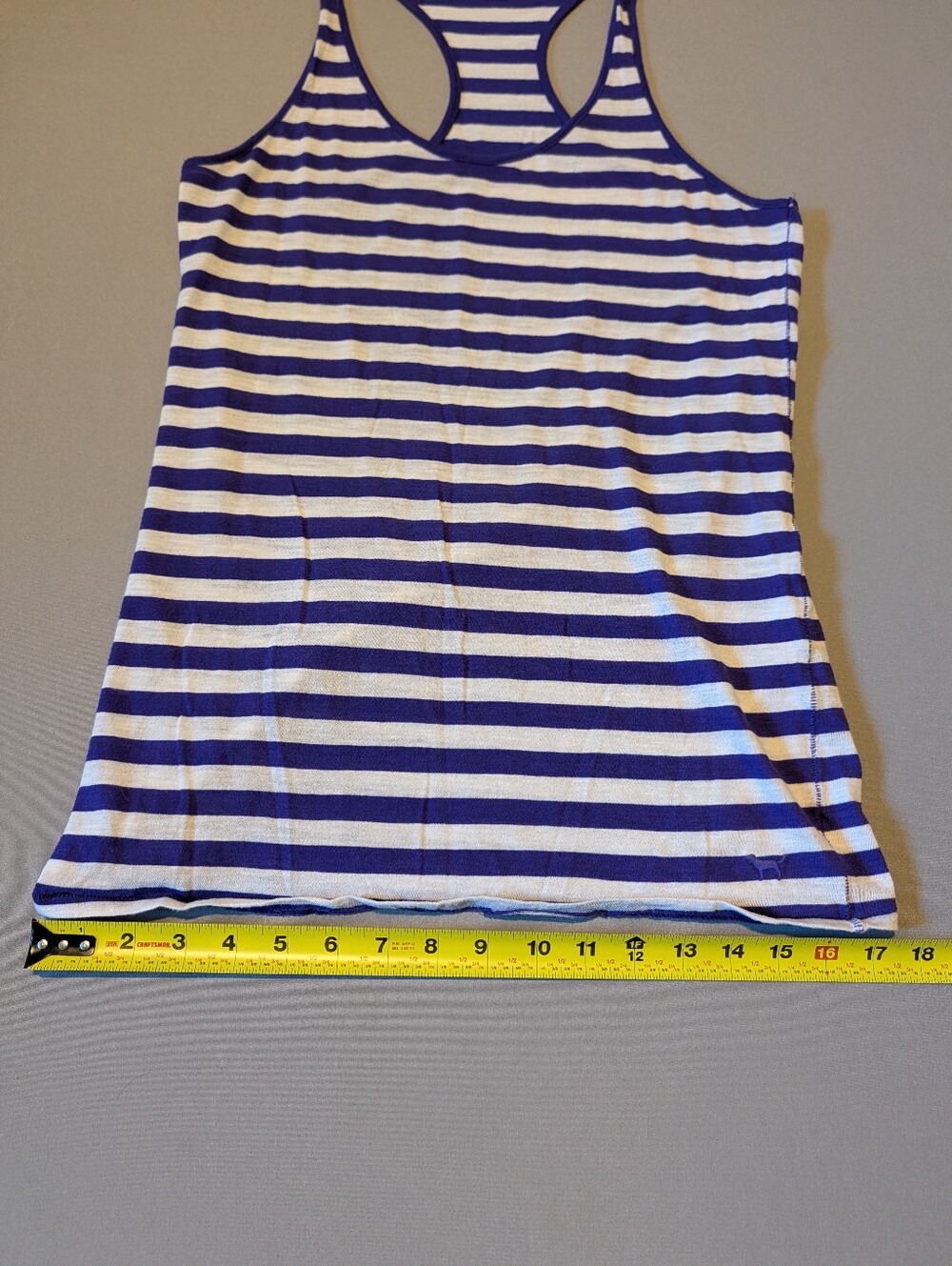 PINK Victoria's Secret Purple and White Striped Tank - Picture 6 of 7